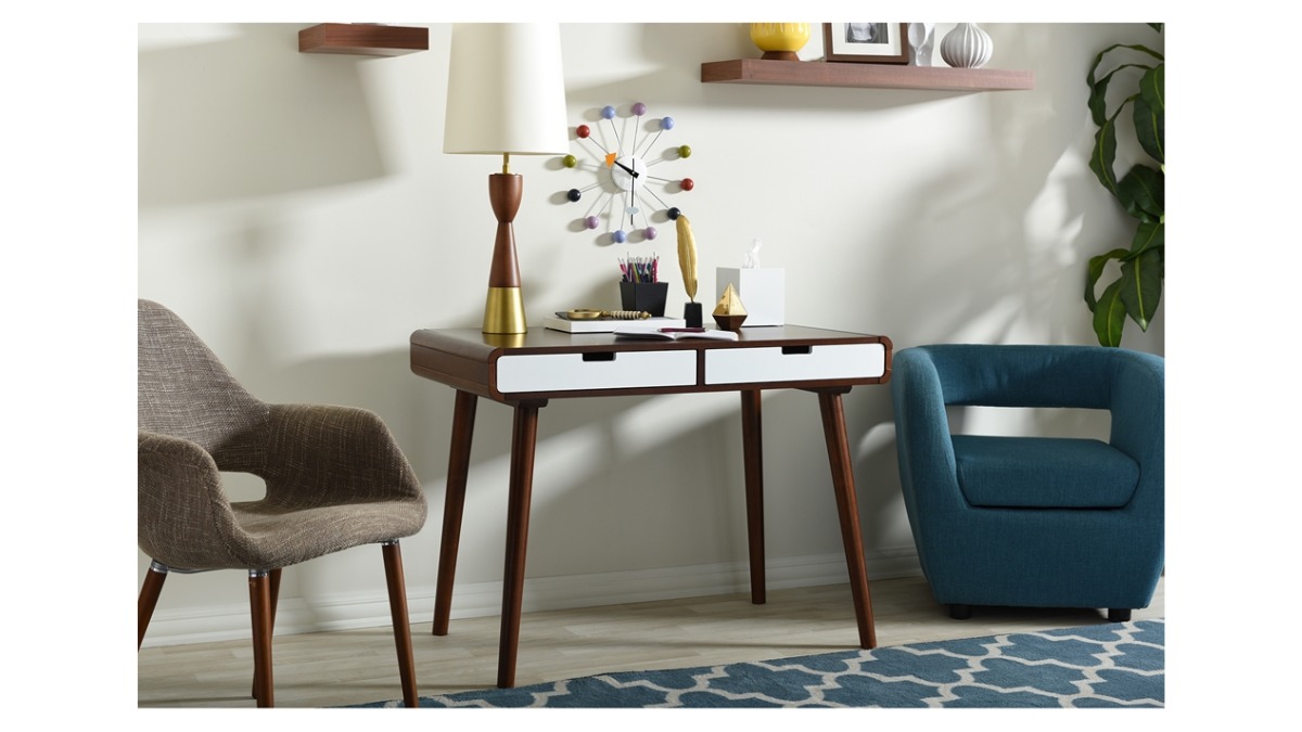 Skyline Decor Wood Writing Desk